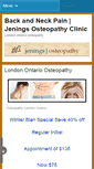 Mobile Screenshot of jeningsosteopathy.com